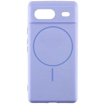 Чохол Silicone Cover Lakshmi Full Camera (AA) with MagFit для Google Pixel 8 Бузковий / Dasheen 78222 фото