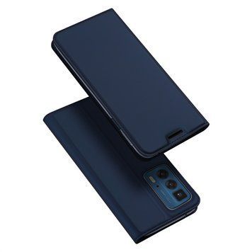 Чохол-книжка Dux Ducis Skin Pro для Motorola Edge 20 Pro Navy Blue 301619 фото