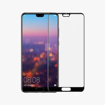 Захисне 6D Full Glue Скло Rinbo для Huawei P20 Pro Чорне 101123 фото
