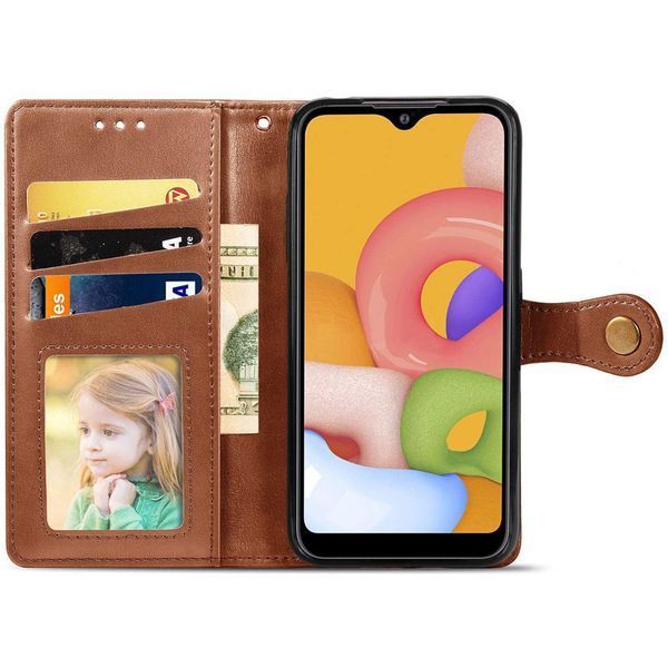 Чохол-книжка GETMAN Gallant (PU) для Xiaomi Poco X5 5G / Redmi Note 12 5G Коричневий 63411 фото