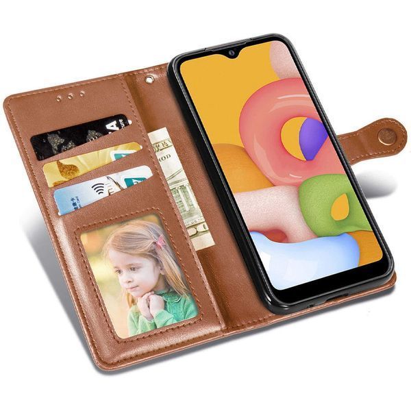 Чохол-книжка GETMAN Gallant (PU) для Xiaomi Poco X5 5G / Redmi Note 12 5G Коричневий 63411 фото