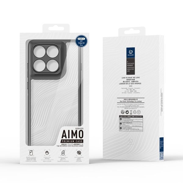 Чохол Dux Ducis Aimo Series для Motorola Edge 60 Pro Black 204015 фото