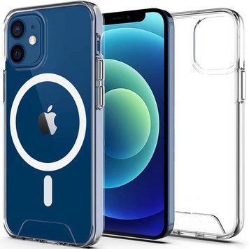 Чохол TPU Space Case with MagSafe для Apple iPhone 11 (6.1") Прозорий 64692 фото